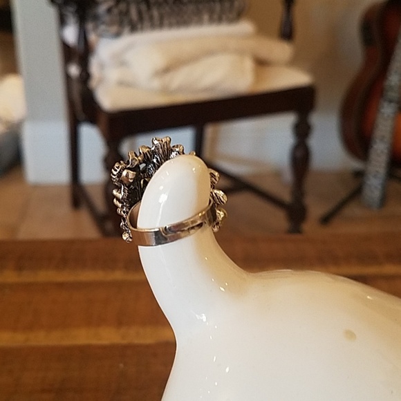 $11 Flower Rhinestone Ring - Picture 3 of 3